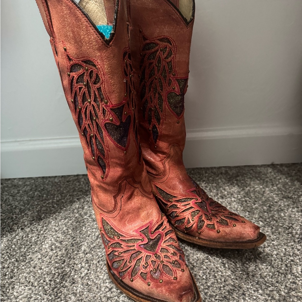 Embroidered Western Cowboy Boots